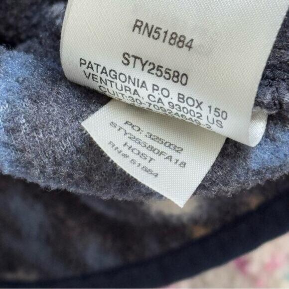 Patagonia Synchilla Snap T Fleece Howl Stone Blue Pullover Sweater Men’s Medium - Picture 9 of 9